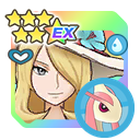 Cynthia and Milotic