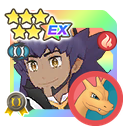 Leon and Charizard