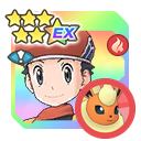 Lucas and Flareon