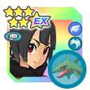 Zinnia and Rayquaza